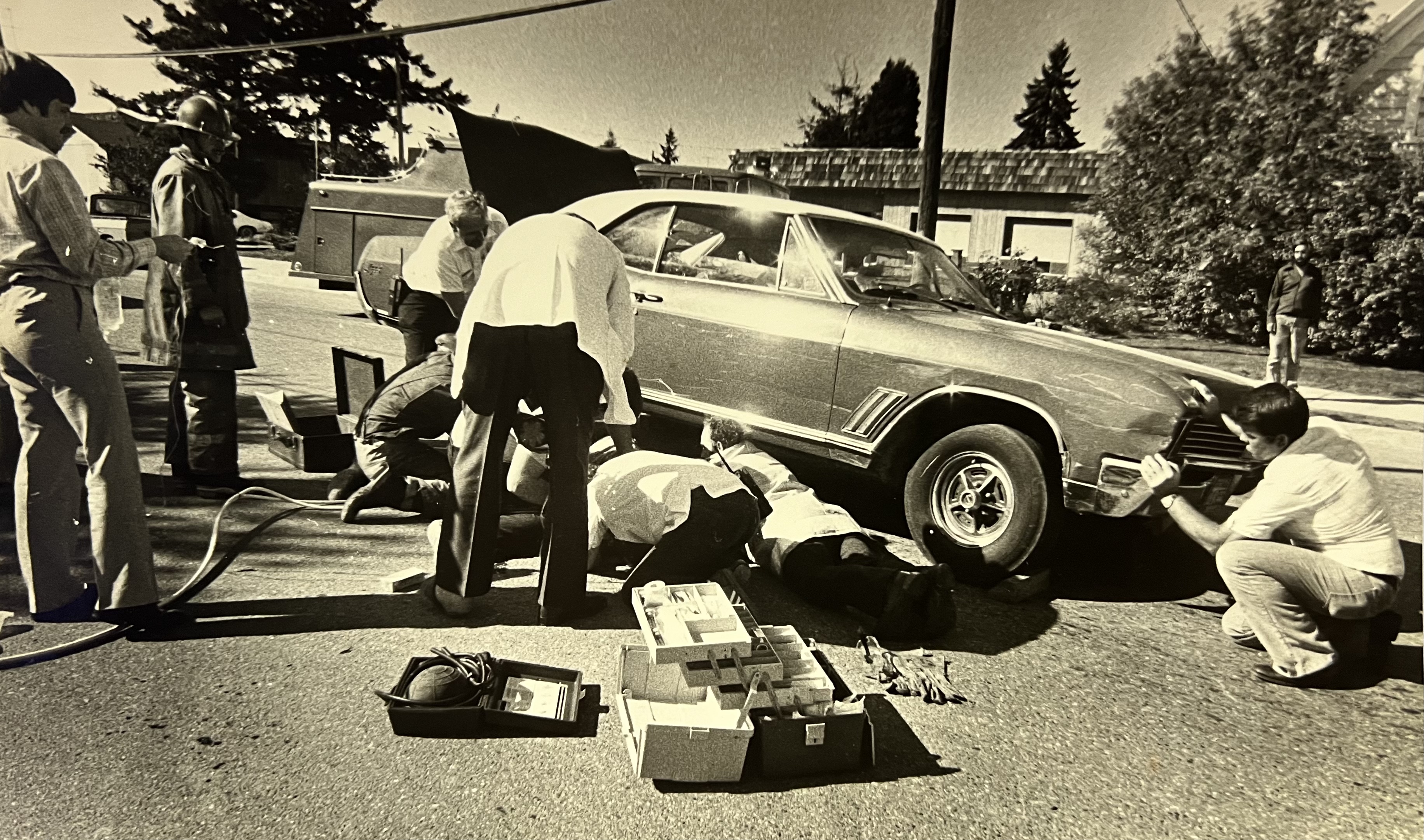 The scene of the accident